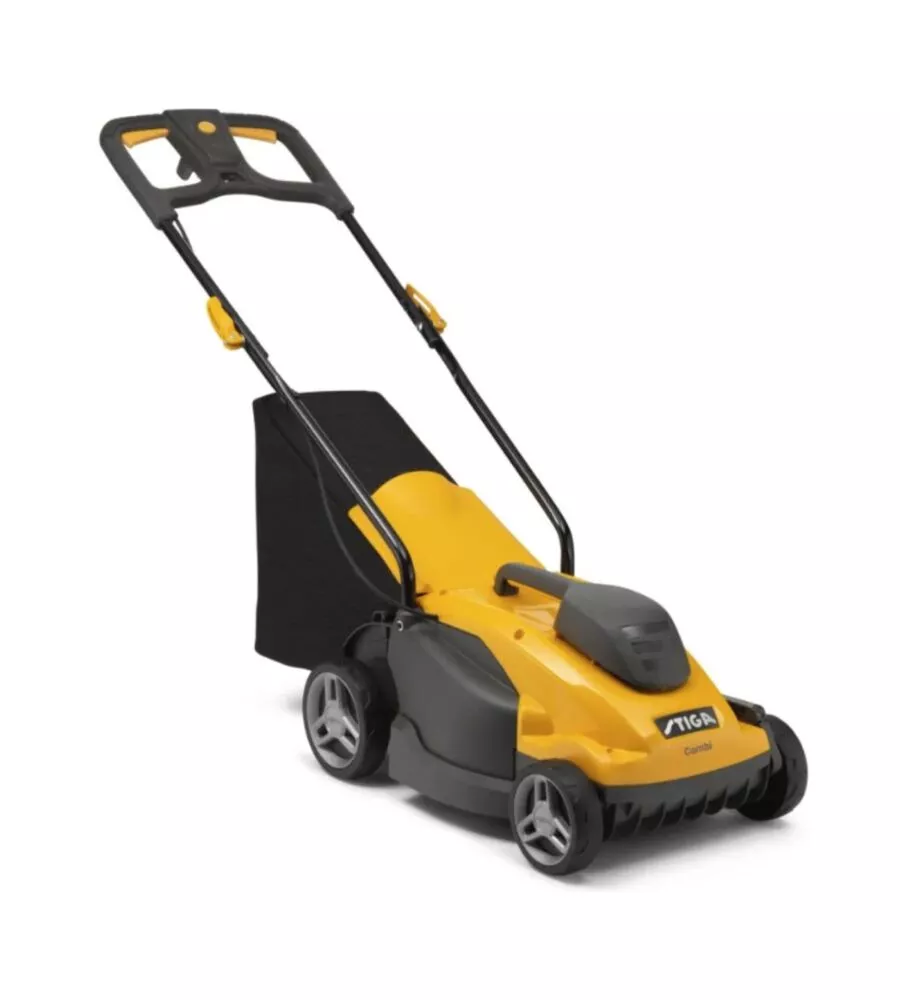 Tagliaerba elettrico stiga  "essential combi 336c"  taglio 34cm 1400 w